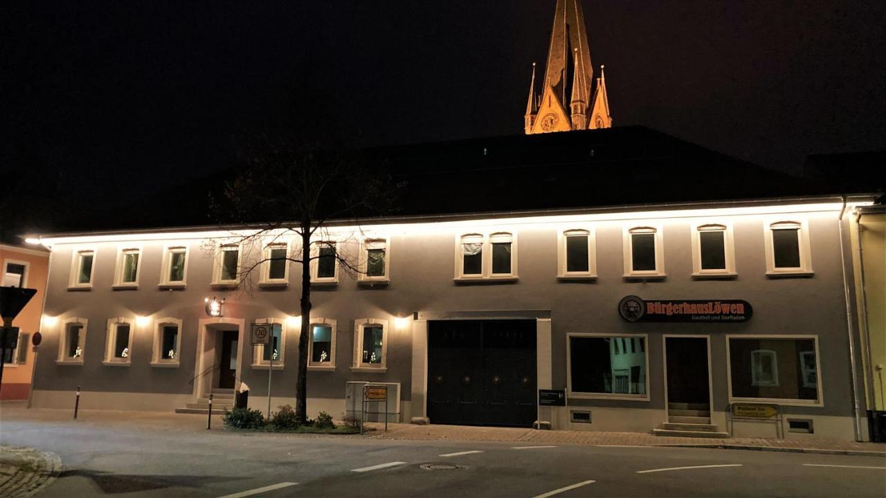 Buergerhausloewen Hotell Philippsburg Exteriör bild